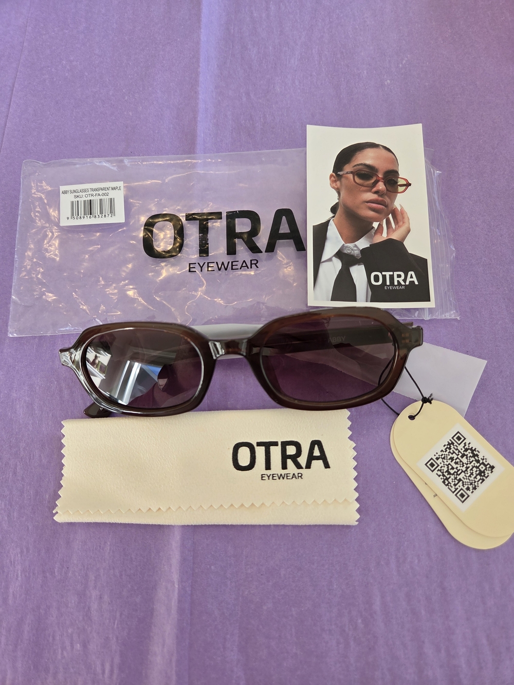 OTRA "Abby" Eyewear Women's Oval Sunglasses